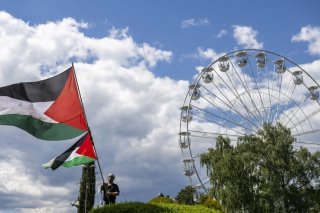 La Ville de Genève demande à la Suisse d'entamer le processus de reconnaissance de l'Etat de Palestine (image d'illustration). KEYSTONE/MARTIAL TREZZINI